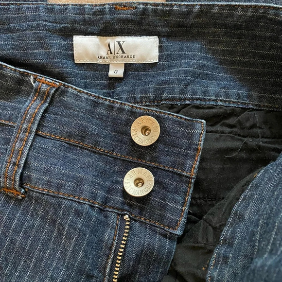 Ax Armani Exchange denim pin stripe jeans - Picture 2 of 7